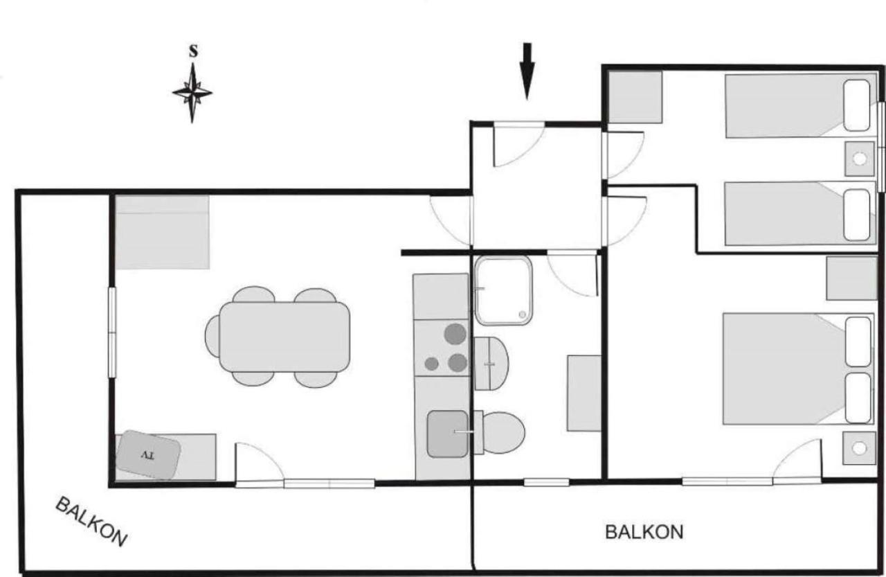 Stanic - With A View Of The Sea And Sandy ! Apartment